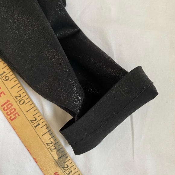 Knix Womens High Waisted Contour Leggings Black Shimmer Medium Edgy Athleisure - Picture 14 of 15